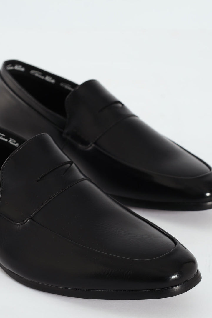 Penny Moccasin Slip On - Black