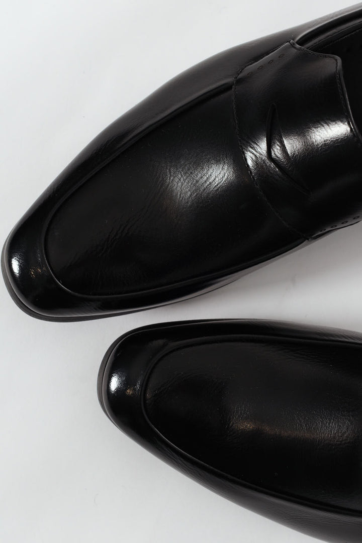 Penny Moccasin Slip On - Black