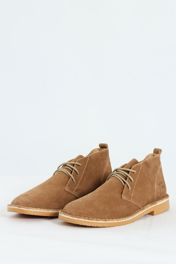 Expedition Safari Stitch Down Suede Boot - Taupe
