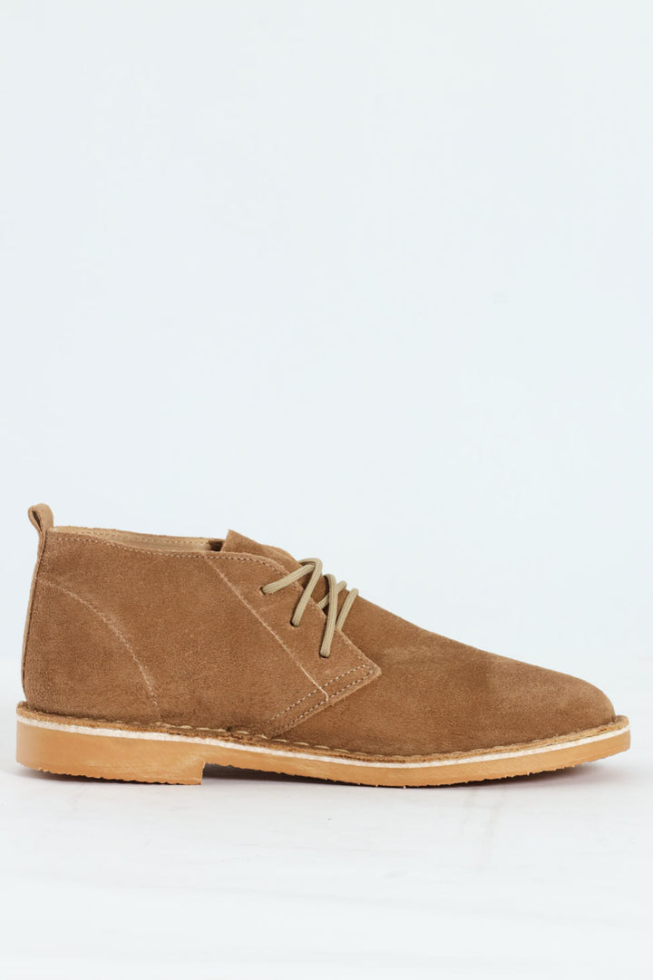 Expedition Safari Stitch Down Suede Boot - Taupe