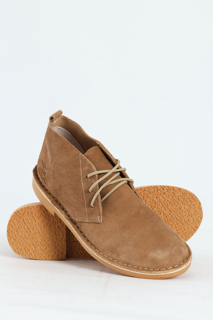 Expedition Safari Stitch Down Suede Boot - Taupe