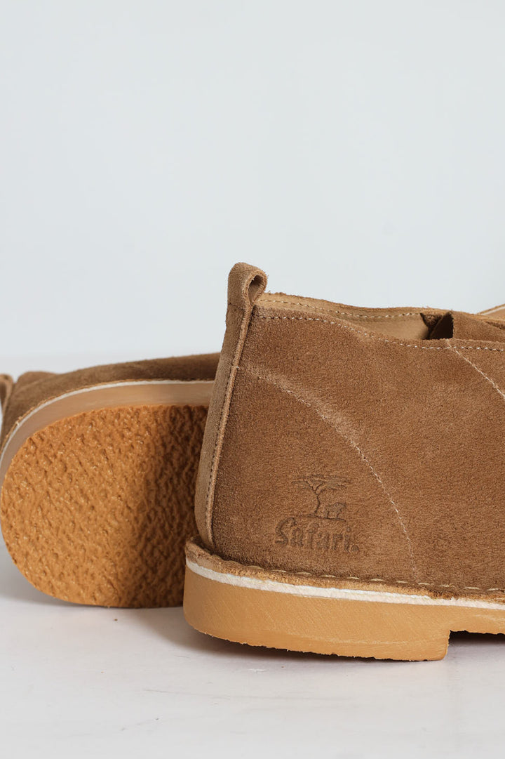 Expedition Safari Stitch Down Suede Boot - Taupe