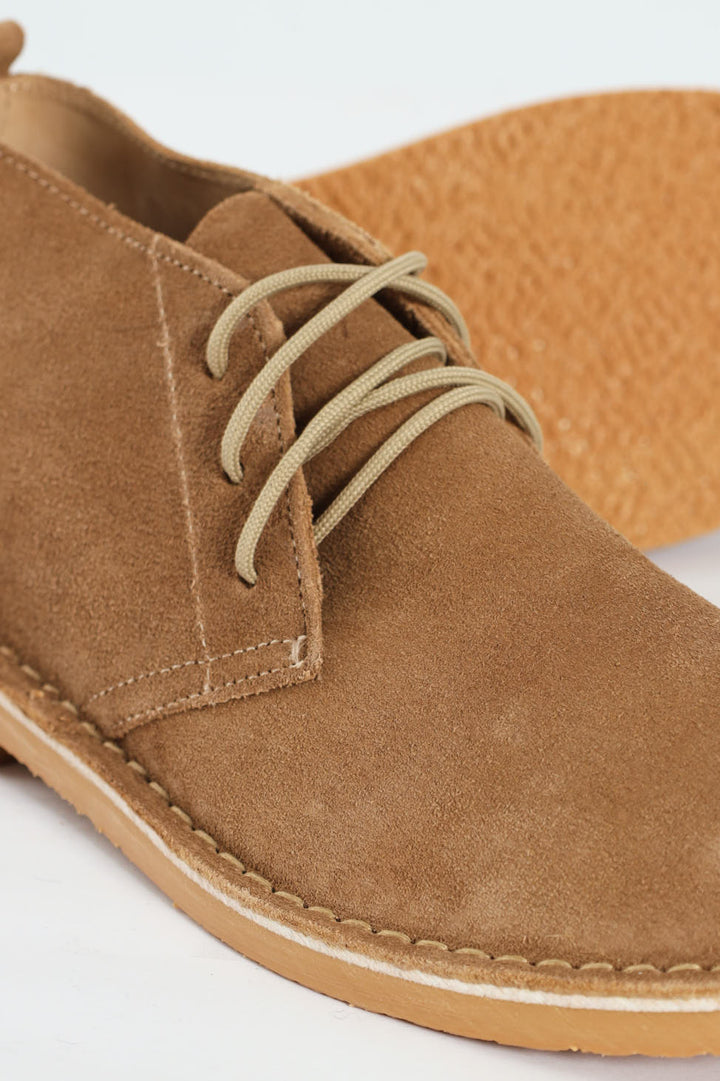 Expedition Safari Stitch Down Suede Boot - Taupe