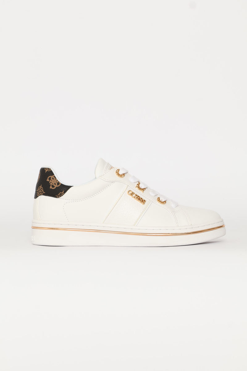 Colour Block Sneaker - White