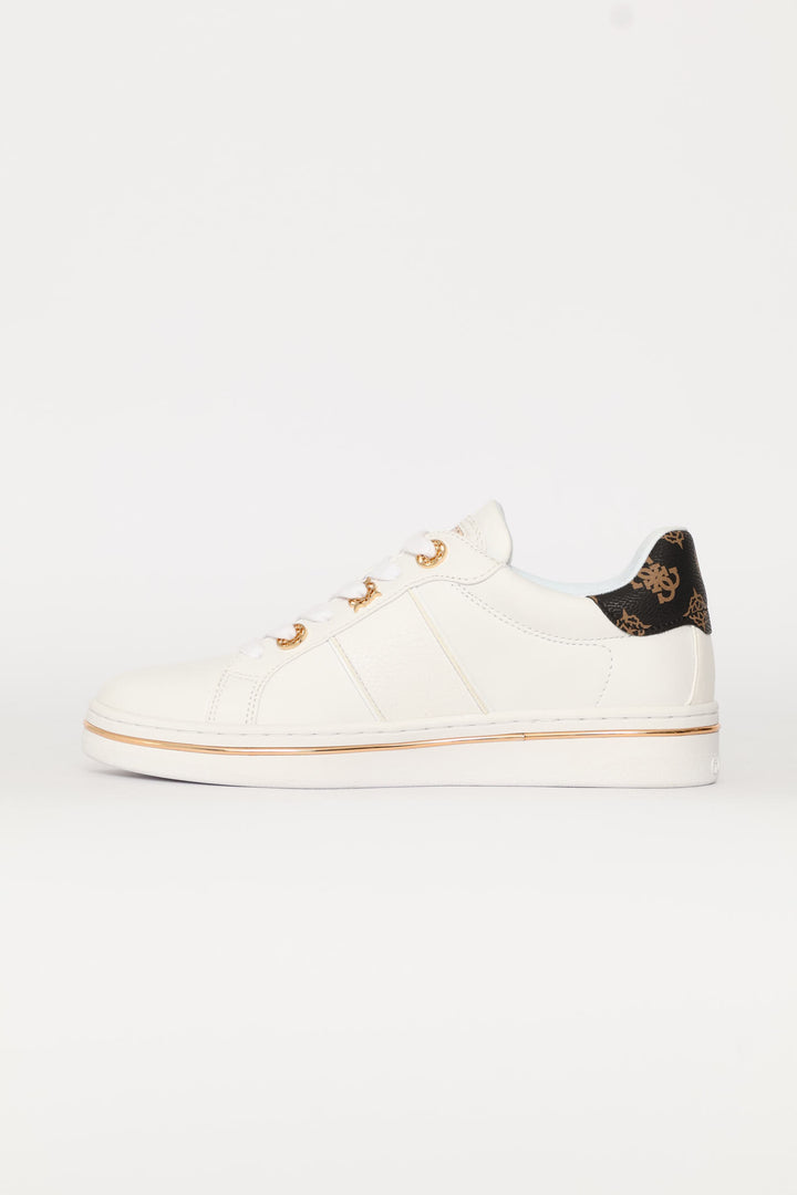 Colour Block Sneaker - White