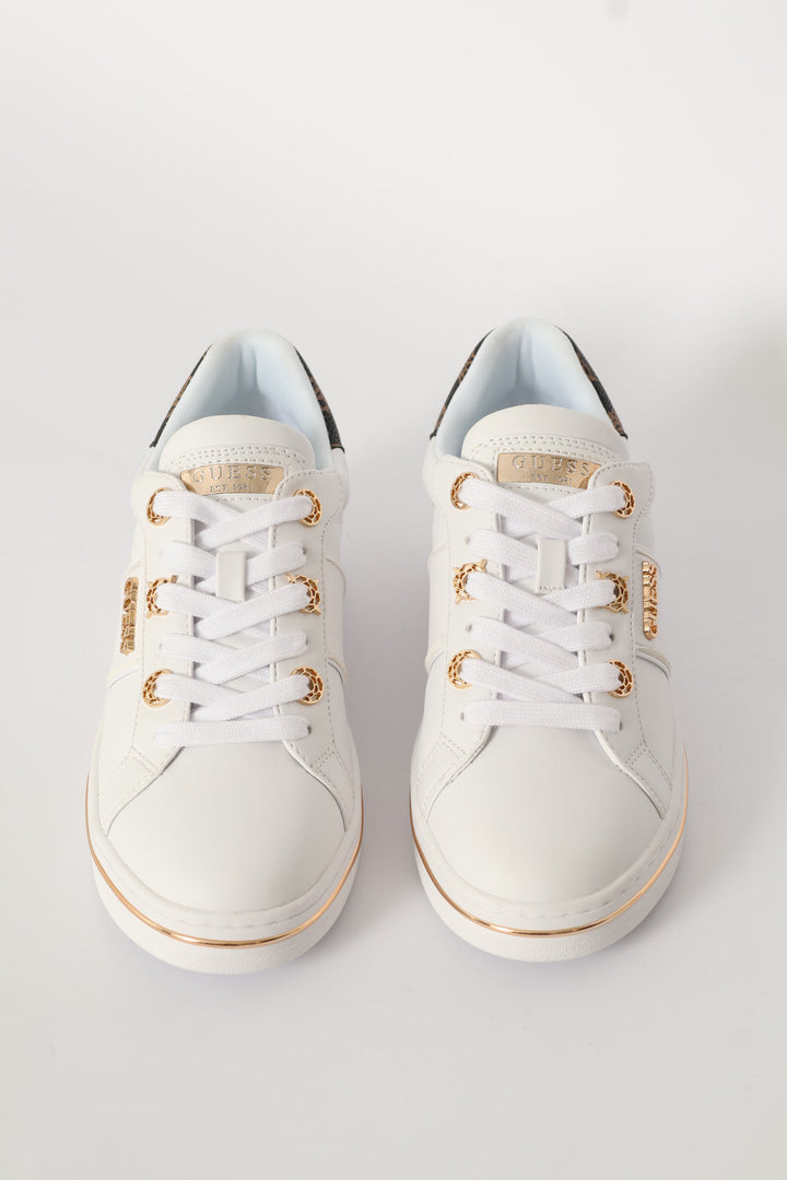 Colour Block Sneaker - White