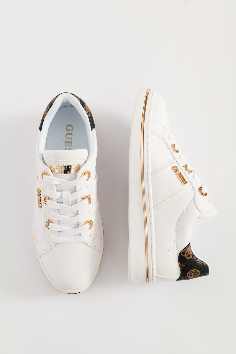 Colour Block Sneaker - White