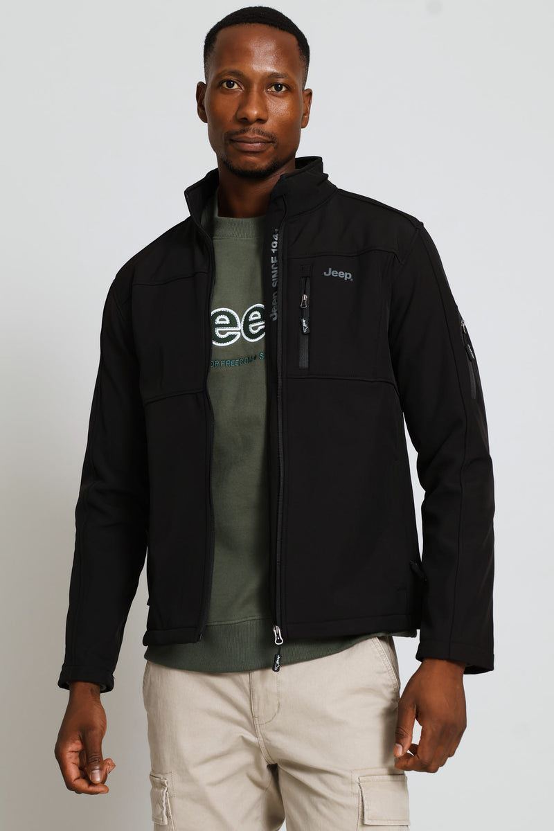 Core Shell Jacket Mens Core Softshell Jacket - Black – Edgars