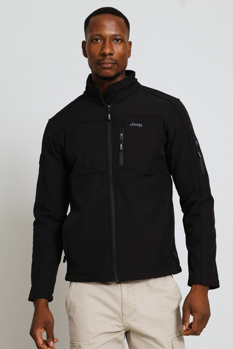 Core Shell Jacket Mens Core Softshell Jacket - Black – Edgars