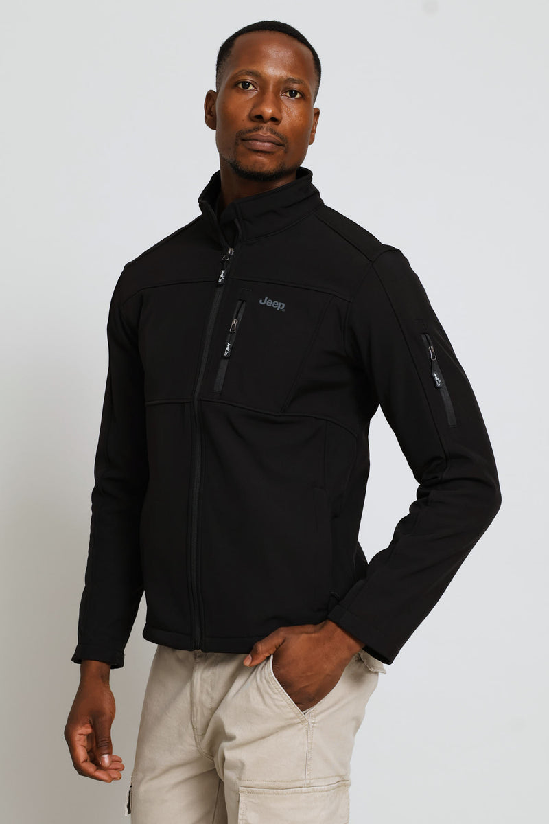 Core Shell Jacket Mens Core Softshell Jacket - Black – Edgars