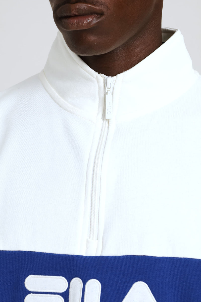 Wilder 3 Quarter Zip Sweater - Blue
