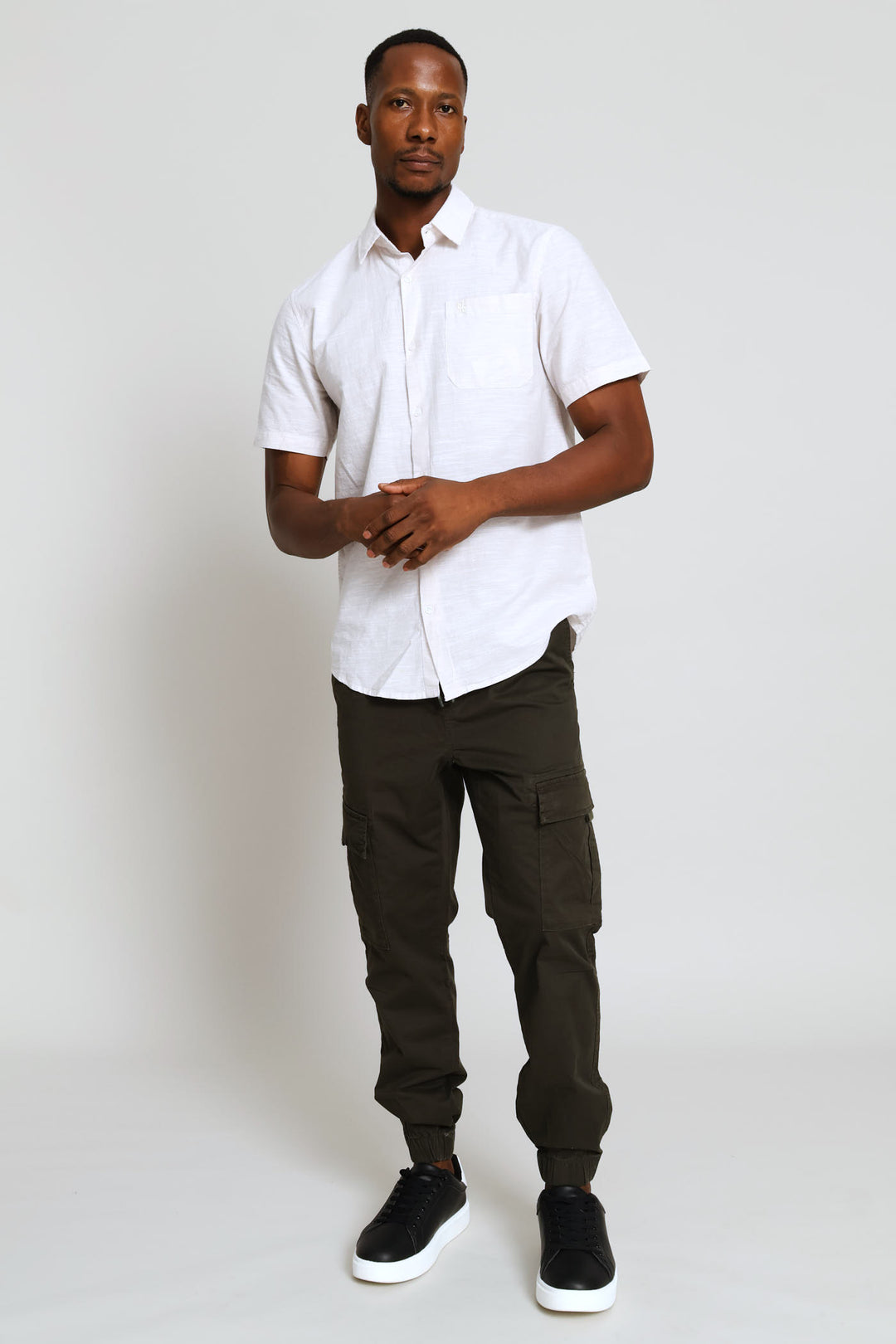 Slub Regular Shirt - Stone