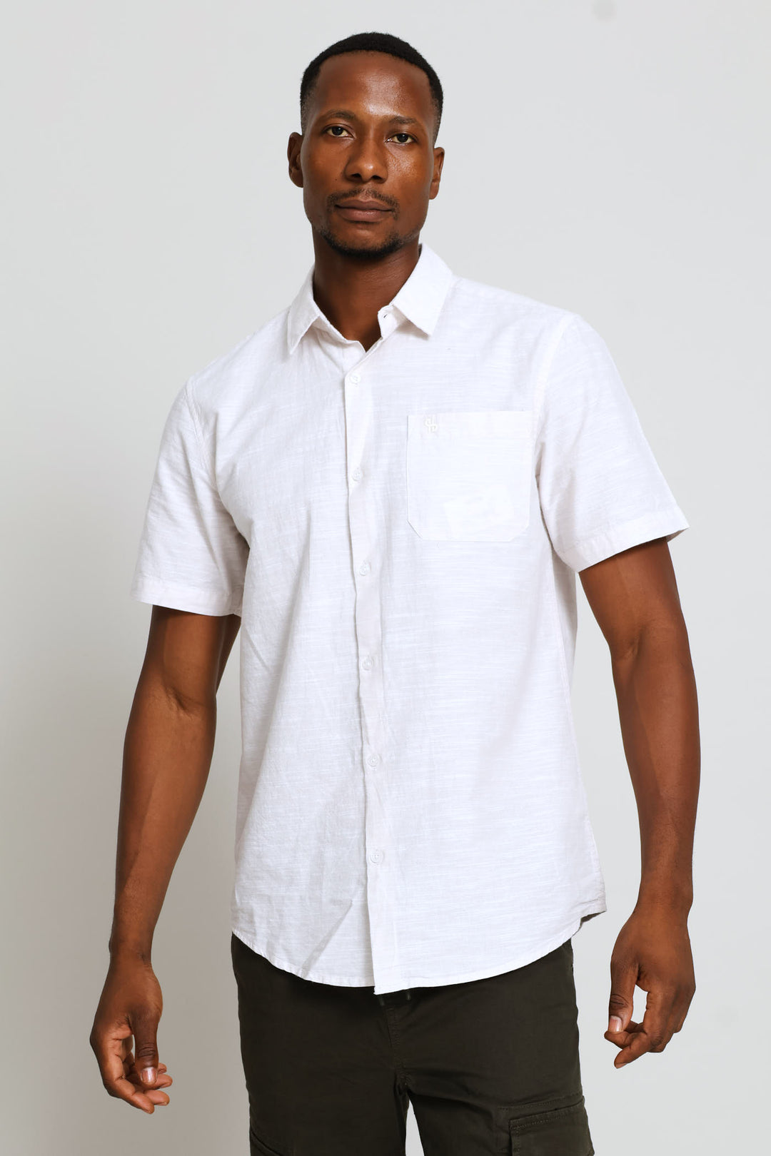 Slub Regular Shirt - Stone