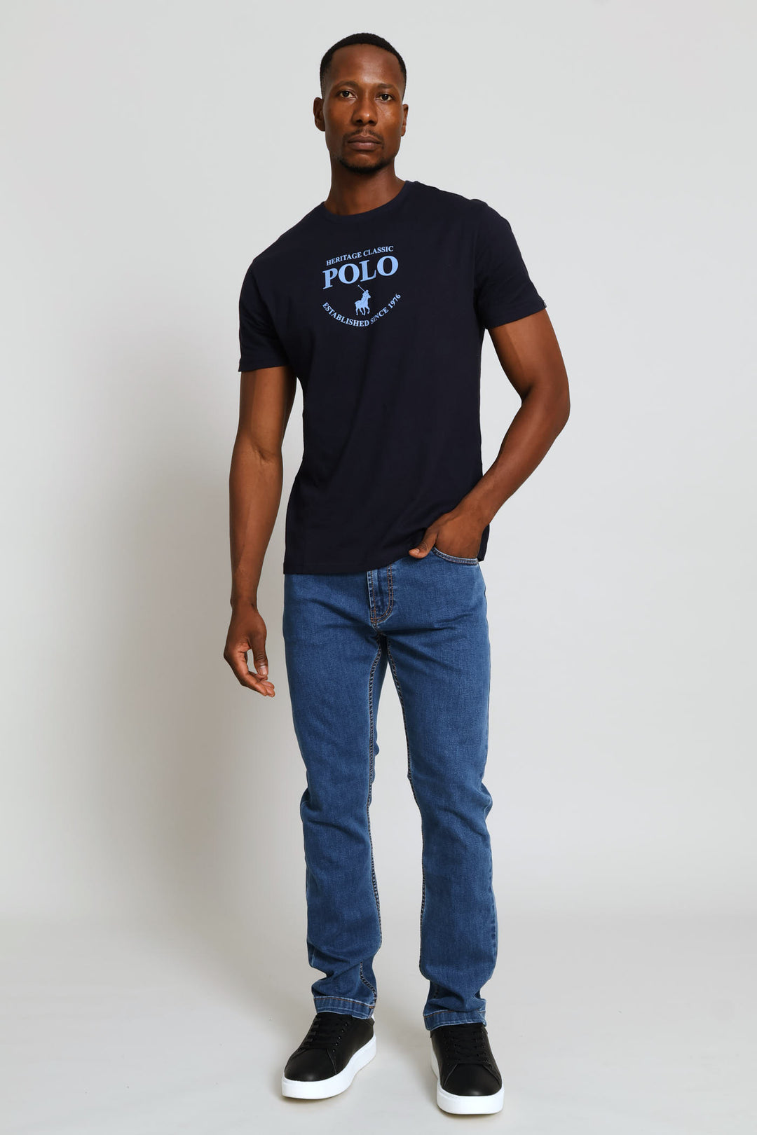 Connor Heritage Tee - Navy