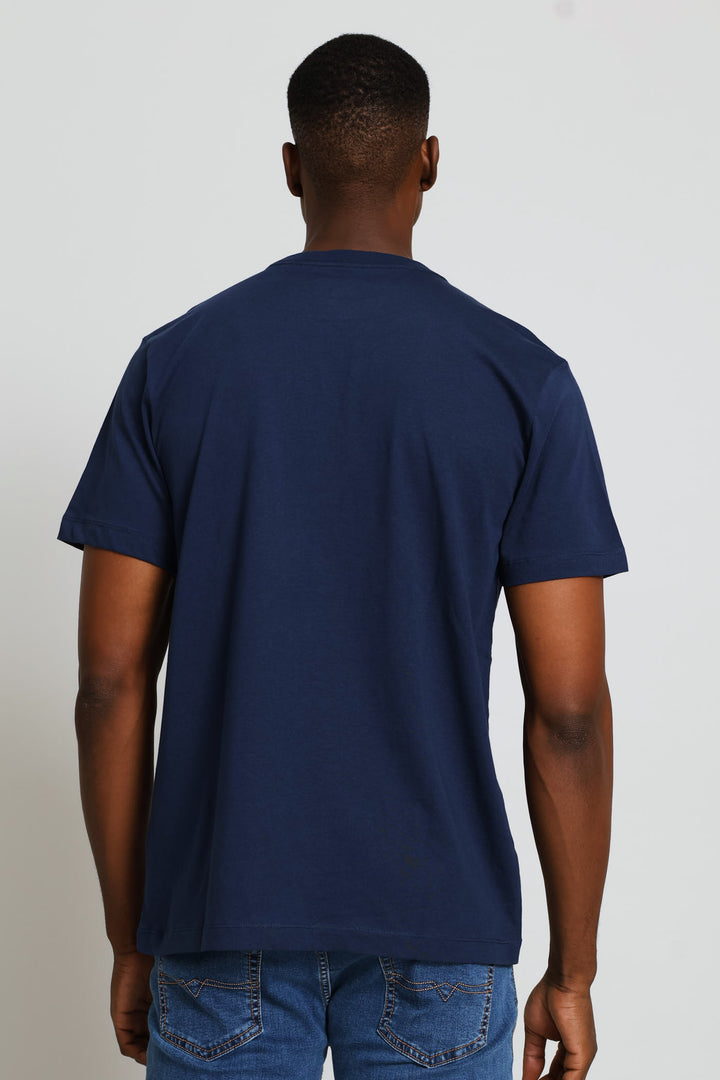 Evolution Simple Dome Regular Tee - Navy