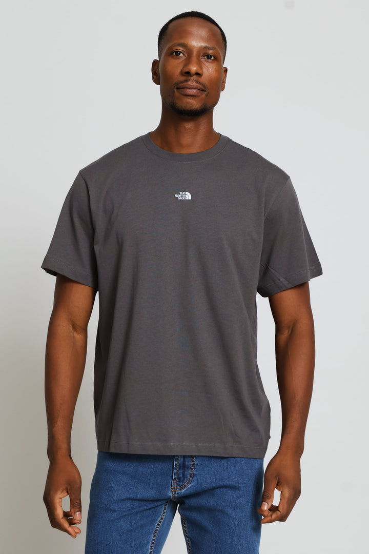Essential Center Logo Relaxed Tee - Grey