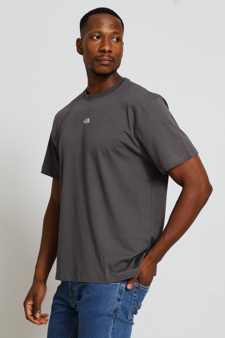 Essential Center Logo Relaxed Tee - Grey