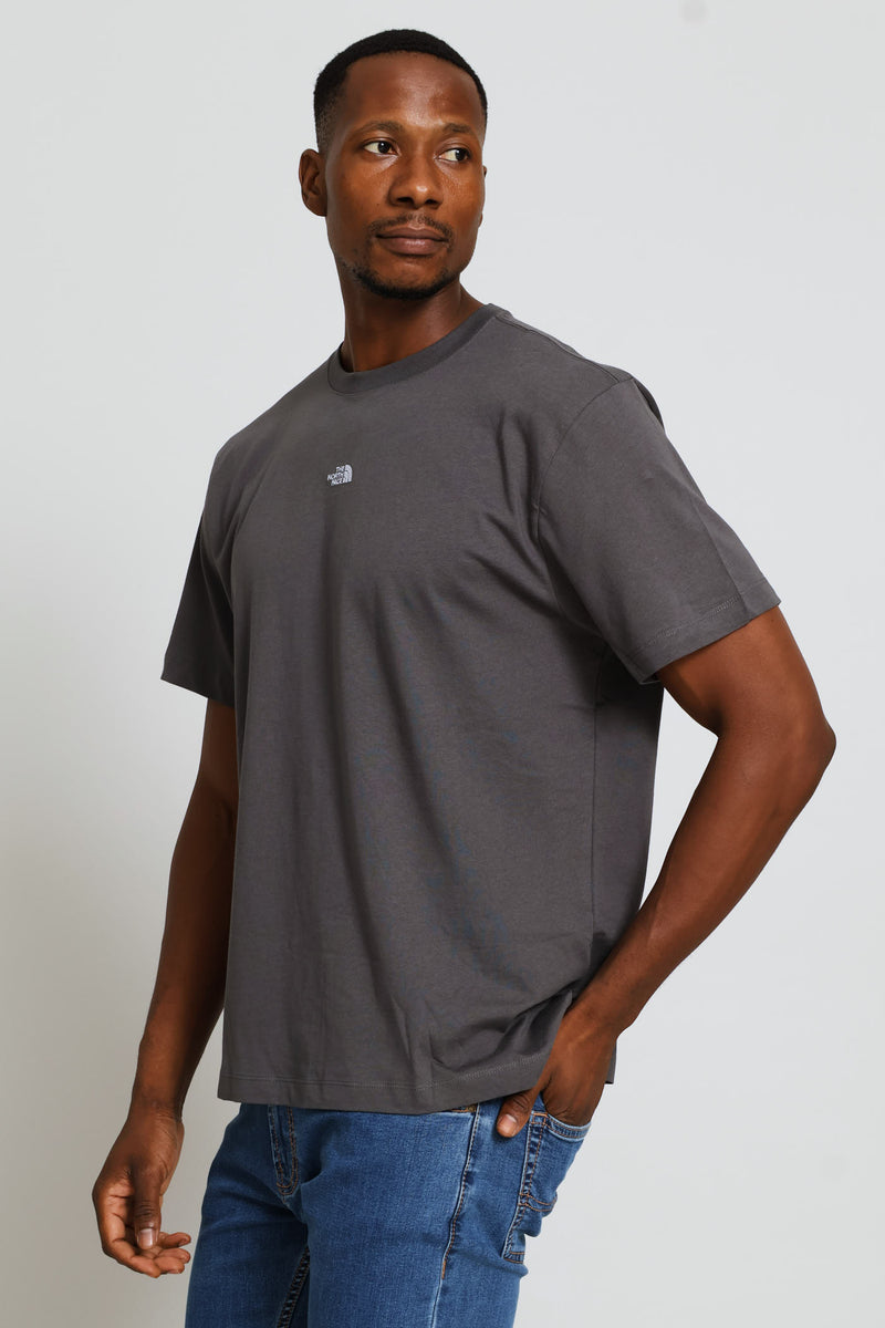 Essential Center Logo Relaxed Tee - Grey