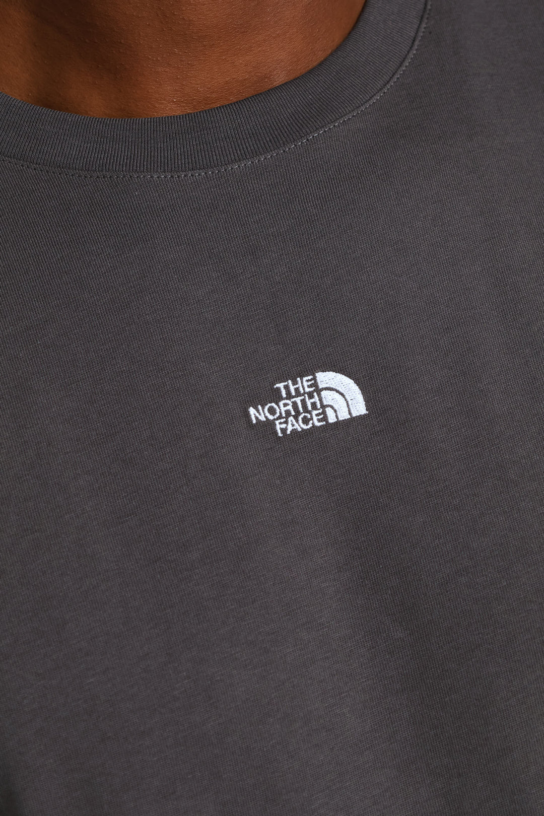 Essential Center Logo Relaxed Tee - Grey