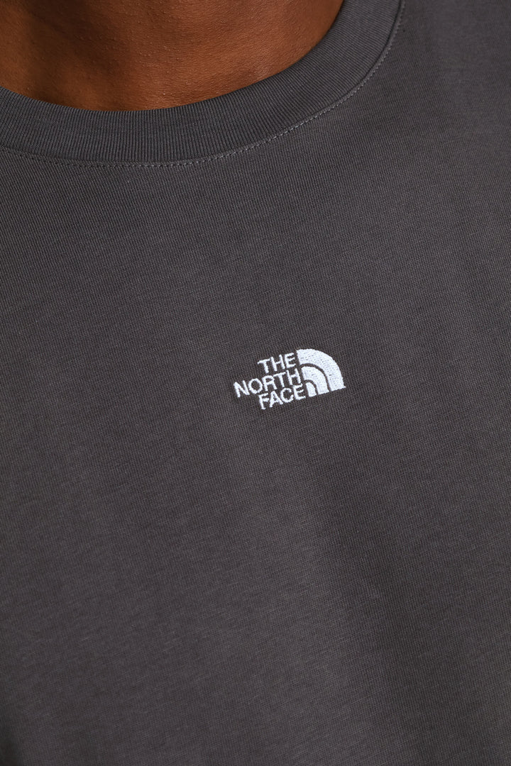 Essential Center Logo Relaxed Tee - Grey