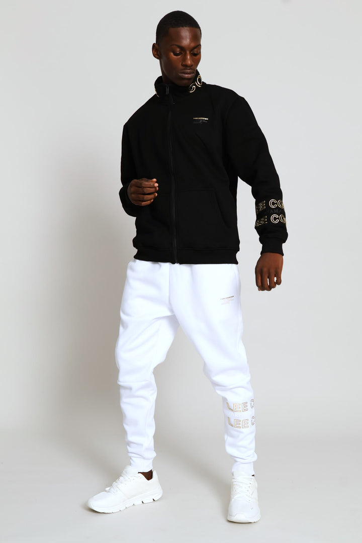 Nkosi Zip Through Top - Black
