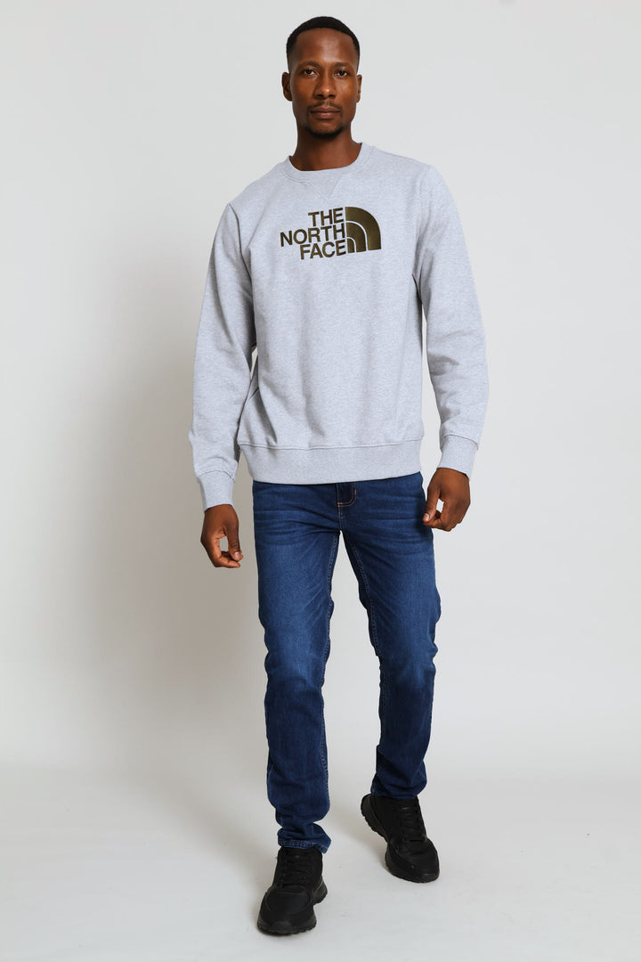 Drew Peak Regular Crew Top - Grey