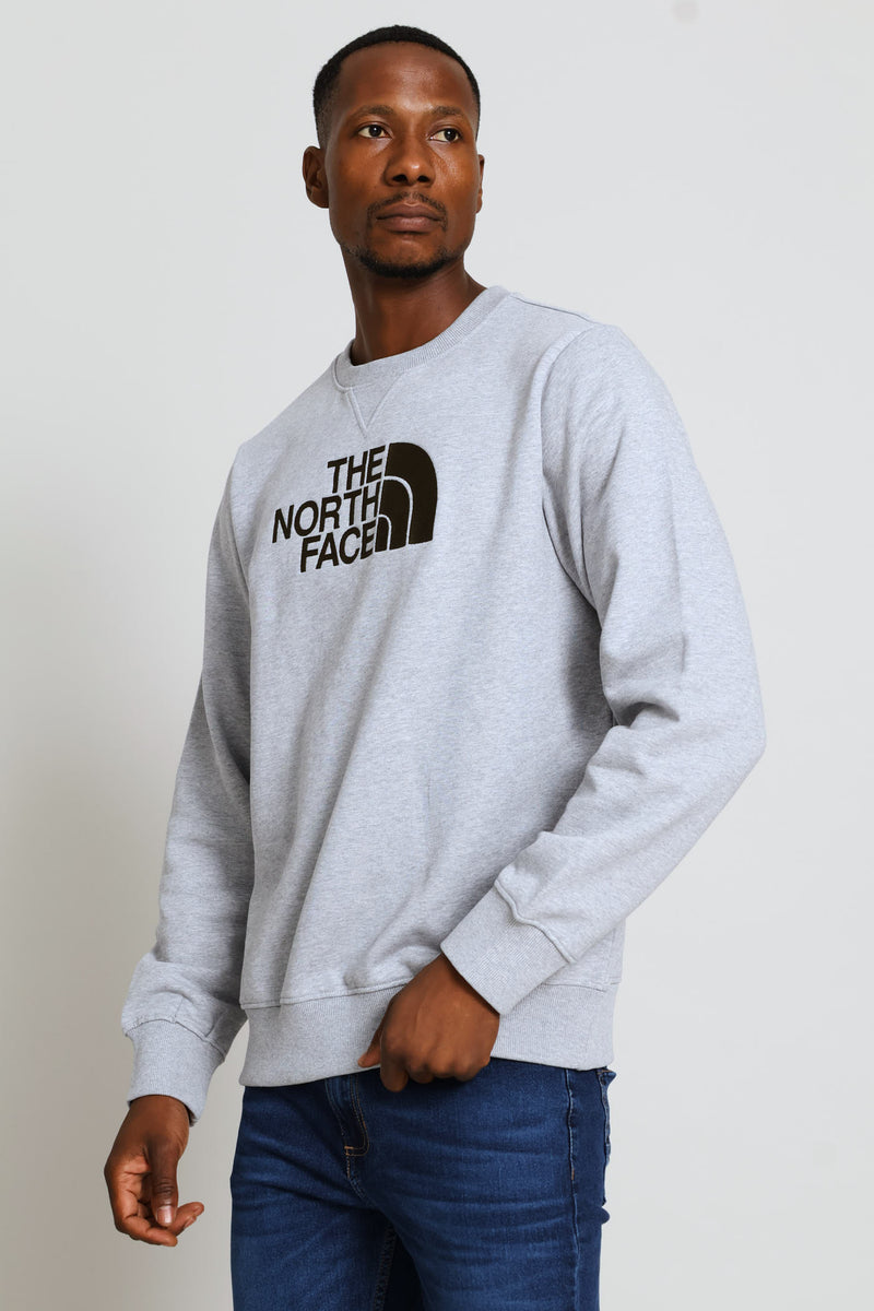Drew Peak Regular Crew Top - Grey