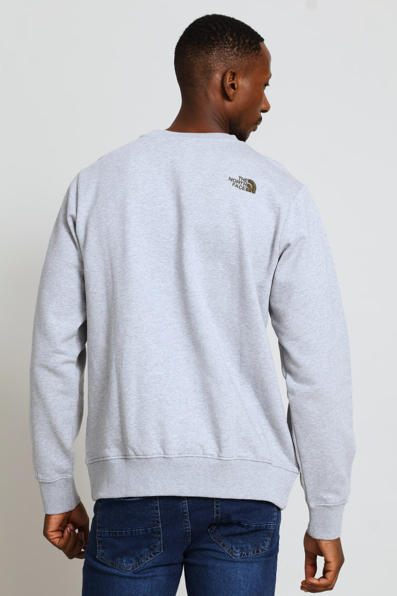Drew Peak Regular Crew Top - Grey
