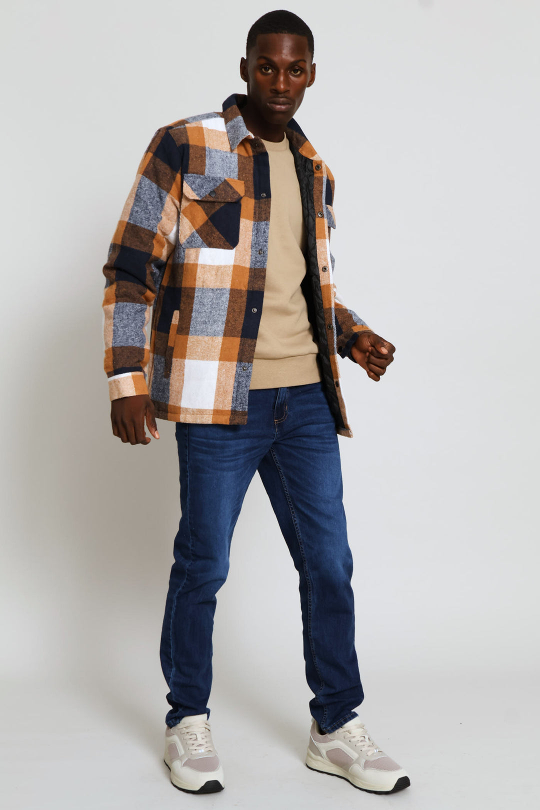 Flannel Shacket Jacket - Chocolate