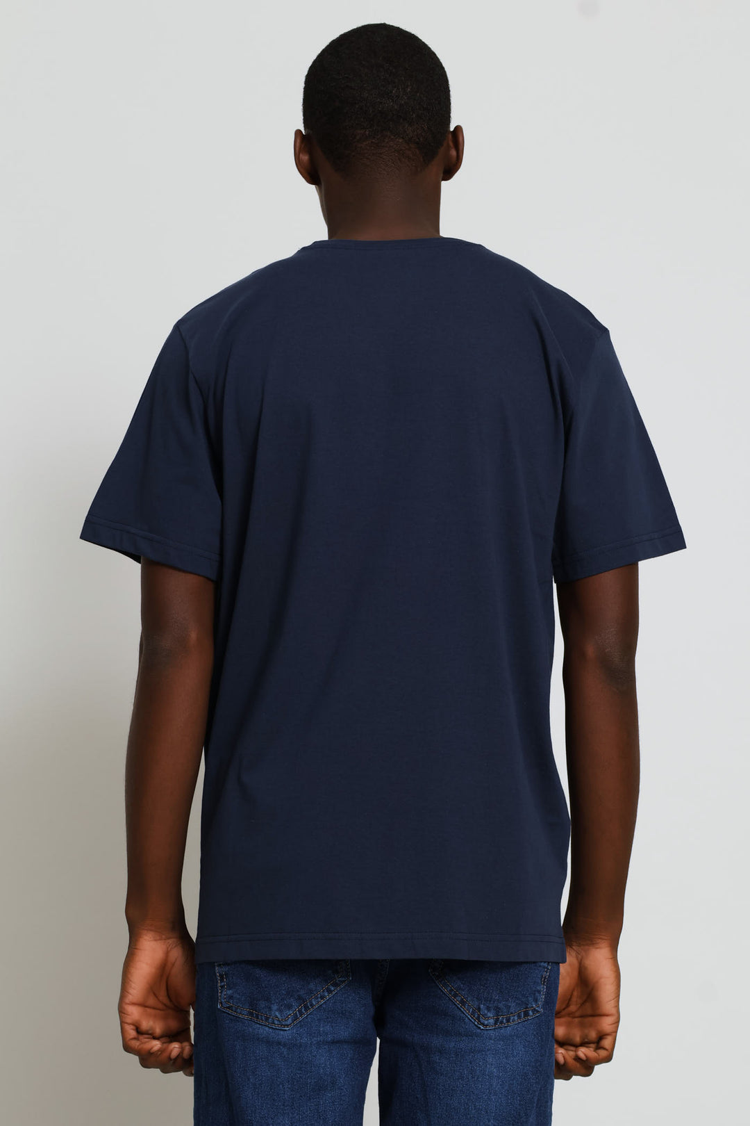 Honda Checkered Tee - Navy