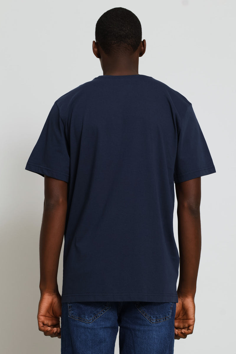 Honda Checkered Tee - Navy
