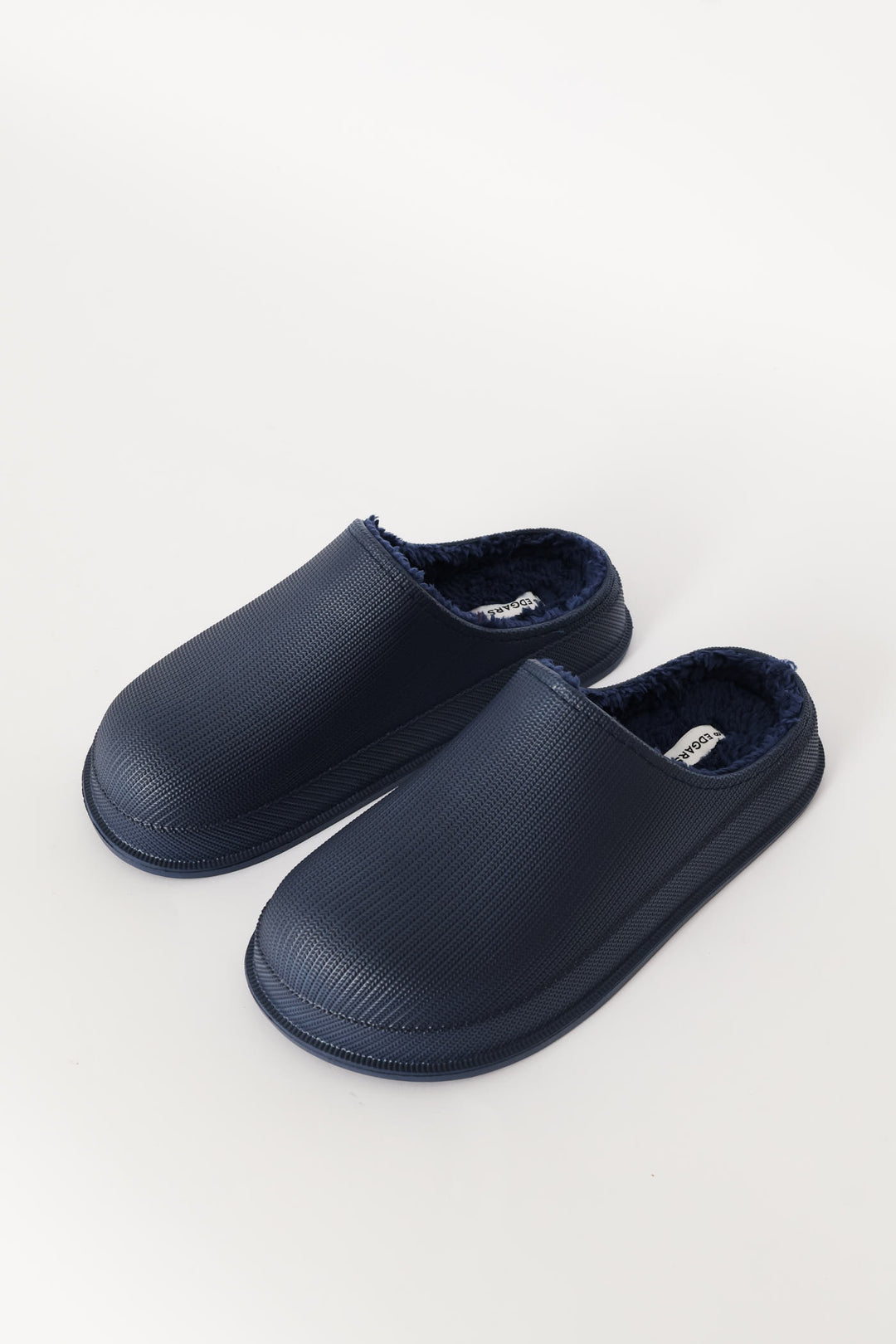 Open Back Clog Slipper - Navy