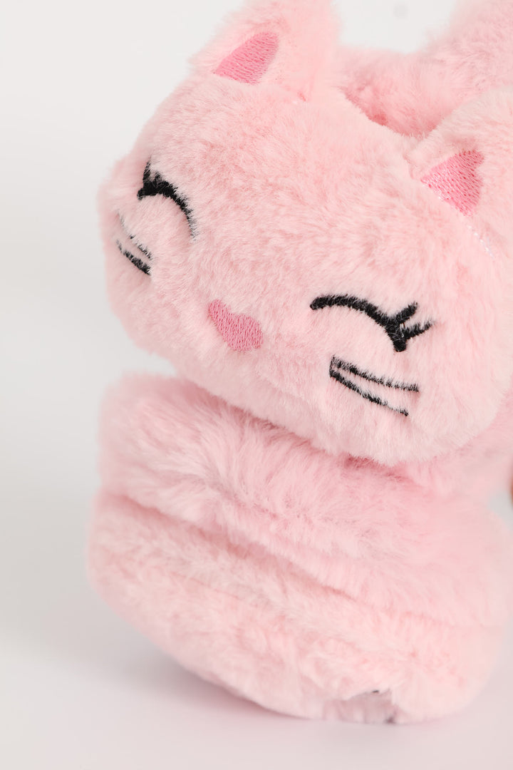 Girls Embellished Earmuffs - Pink