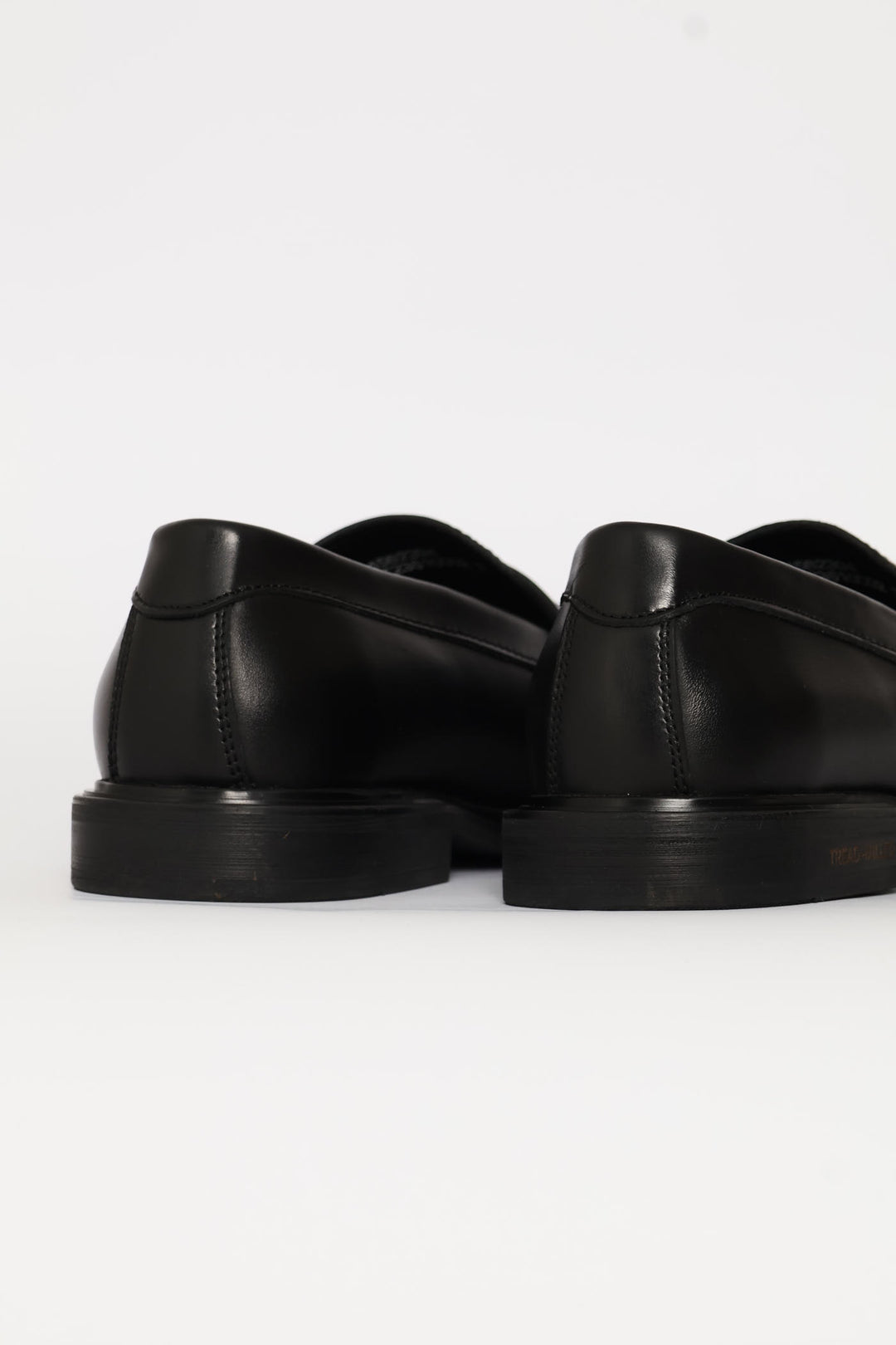 Leather Formal Penny Moccasin - Black