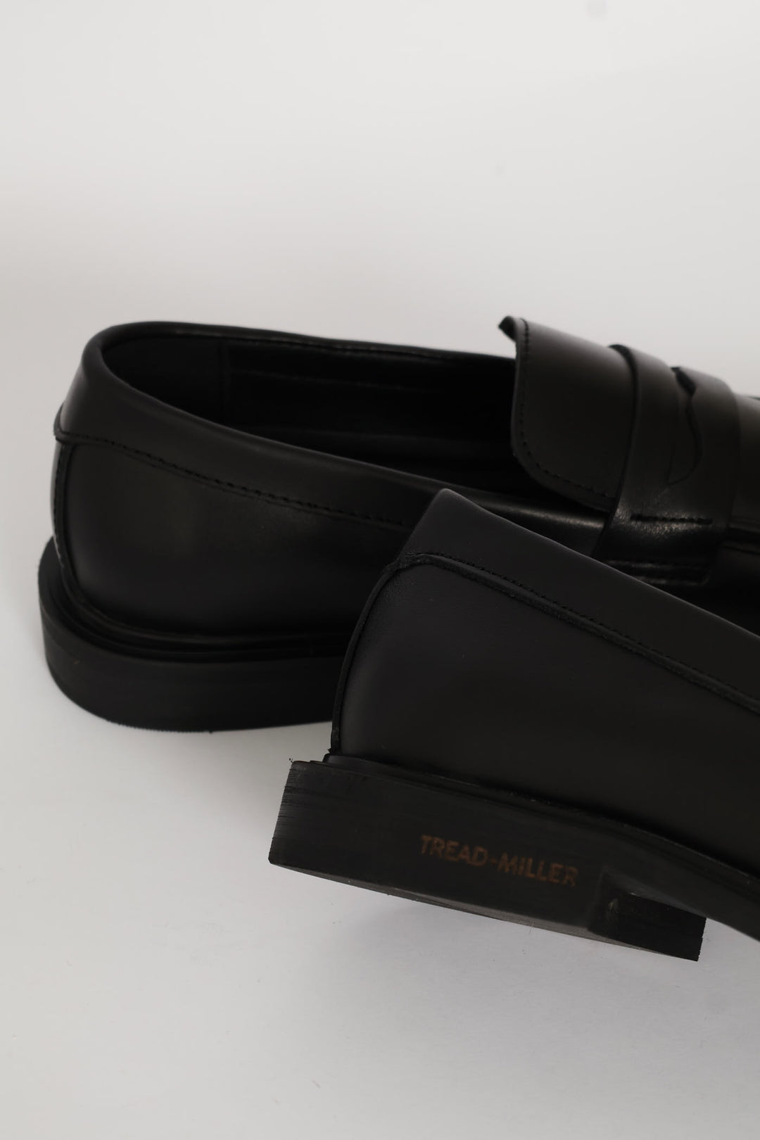 Leather Formal Penny Moccasin - Black