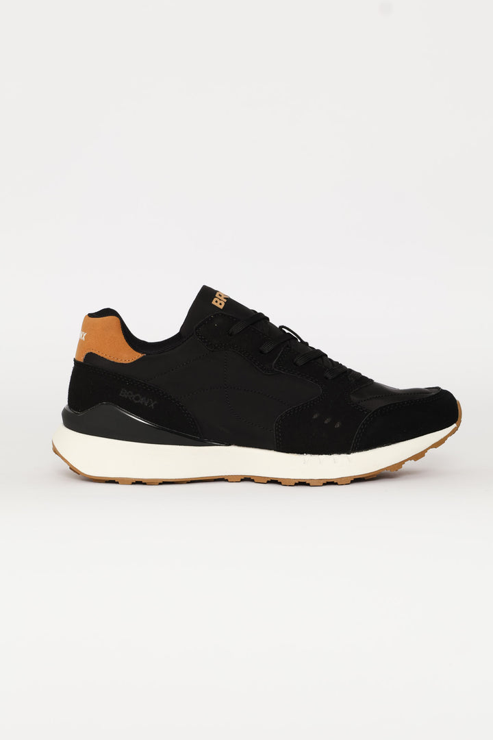 Aztec Retro Trainer - Black
