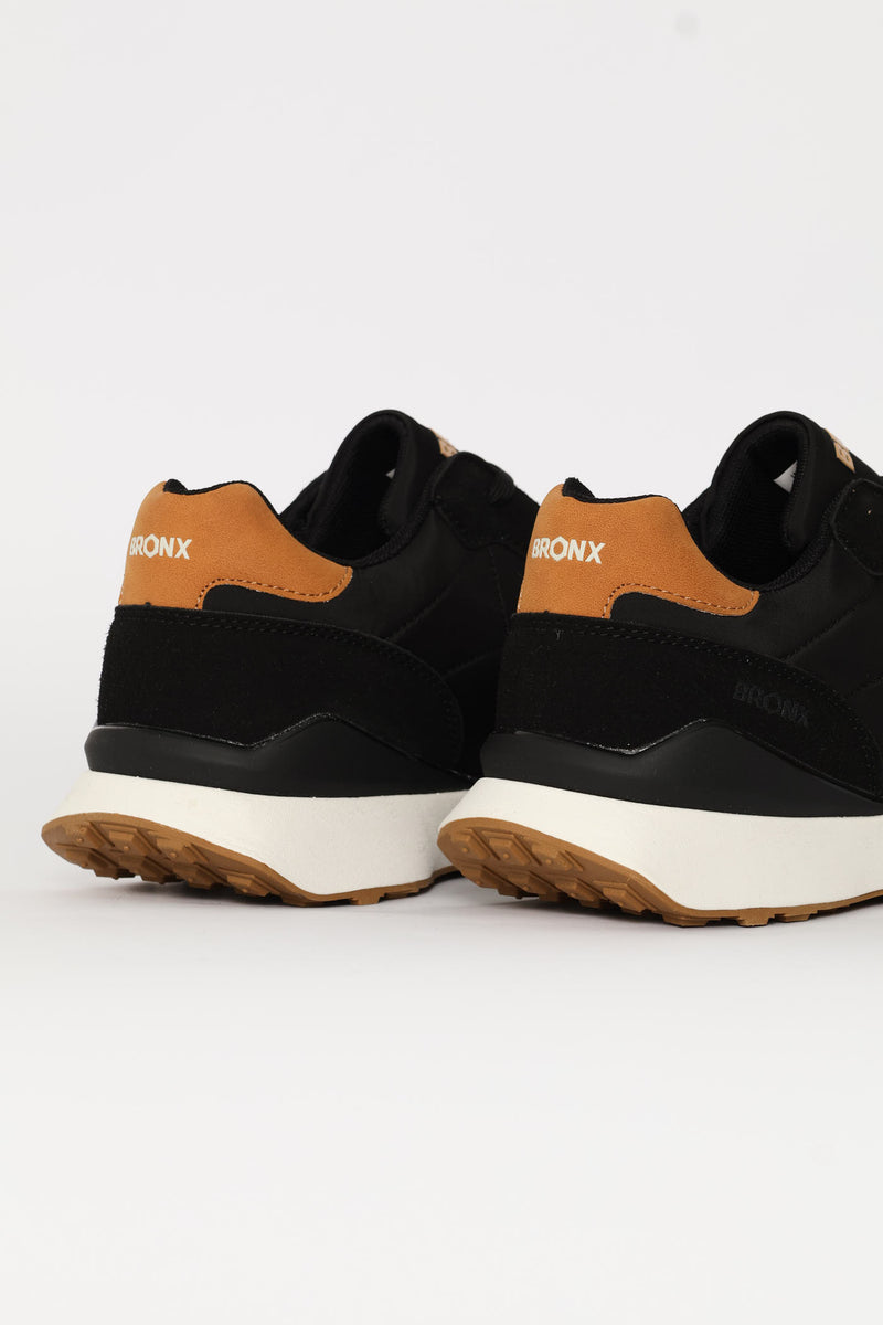 Aztec Retro Trainer - Black