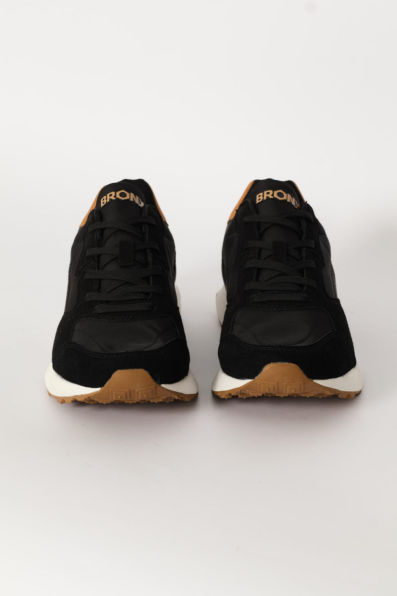 Aztec Retro Trainer - Black