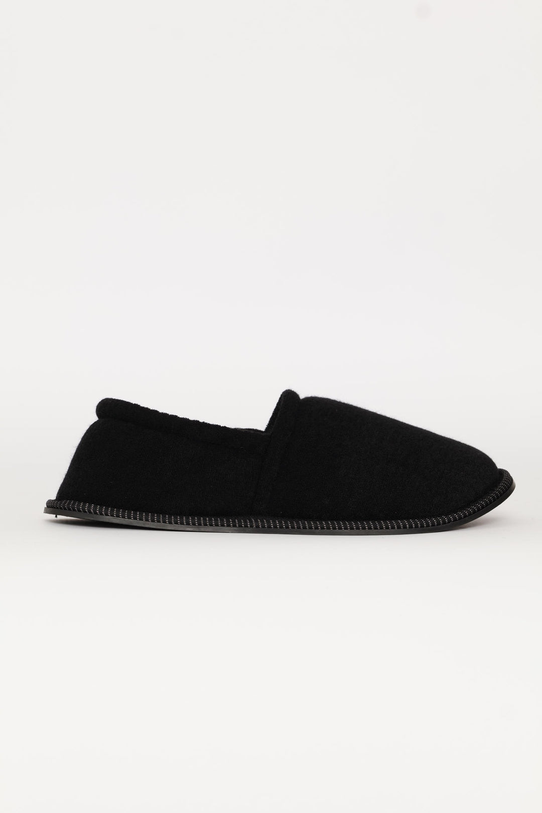 Basic Closed Back Slipper - Black