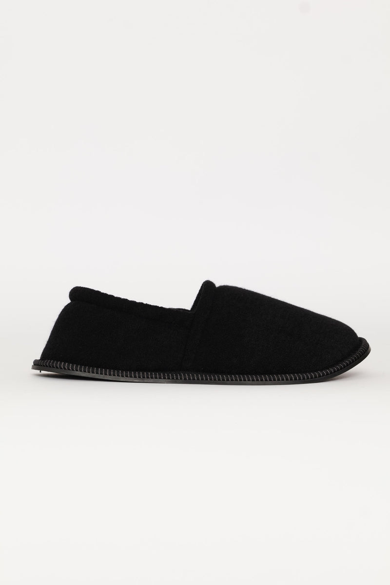 Basic Closed Back Slipper - Black