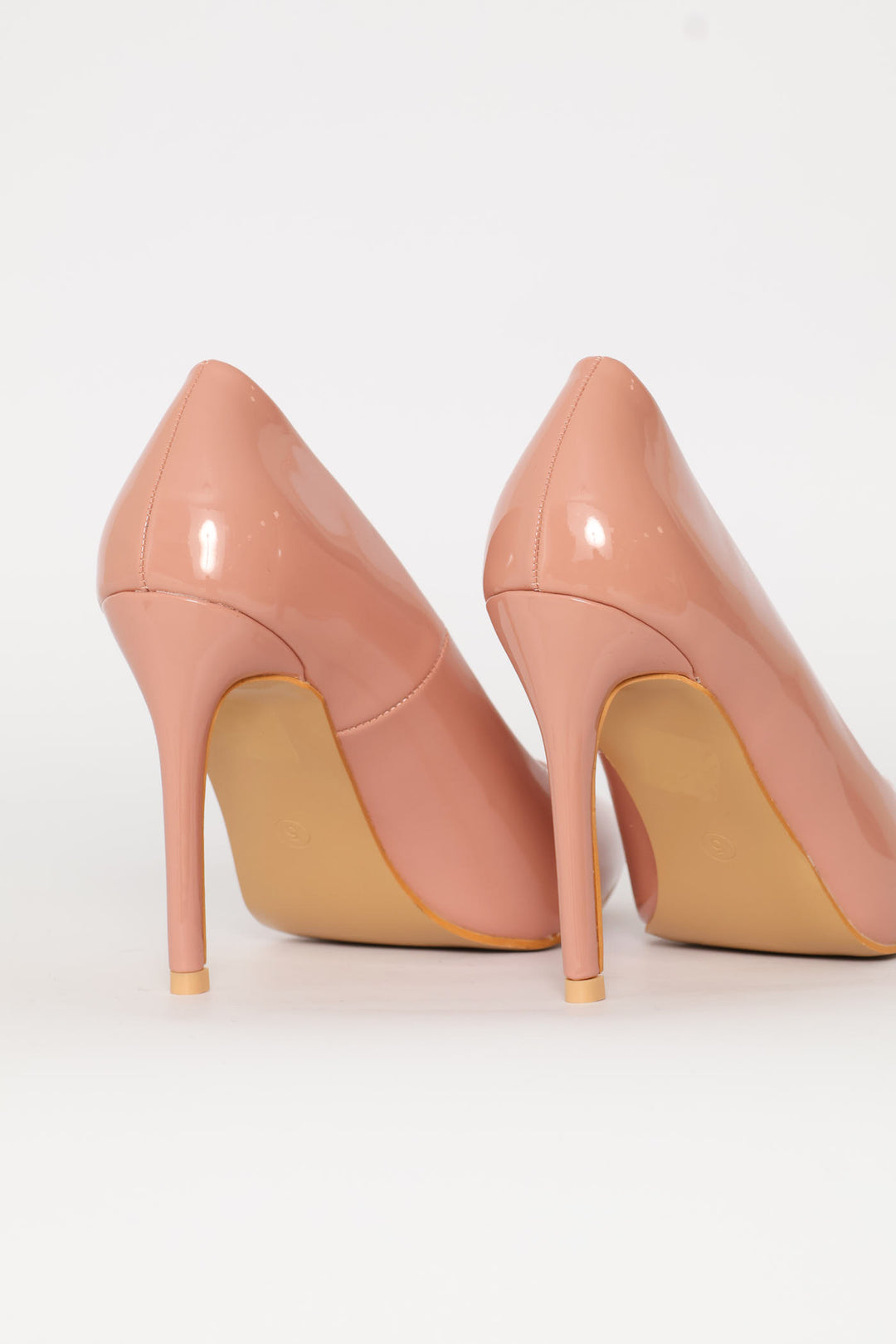 Patent Pointy Heel - Blush