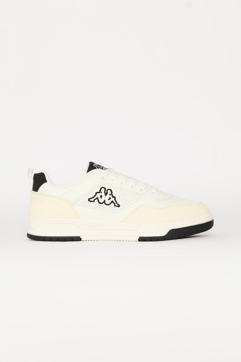 Logo Manis Court Sneaker - White
