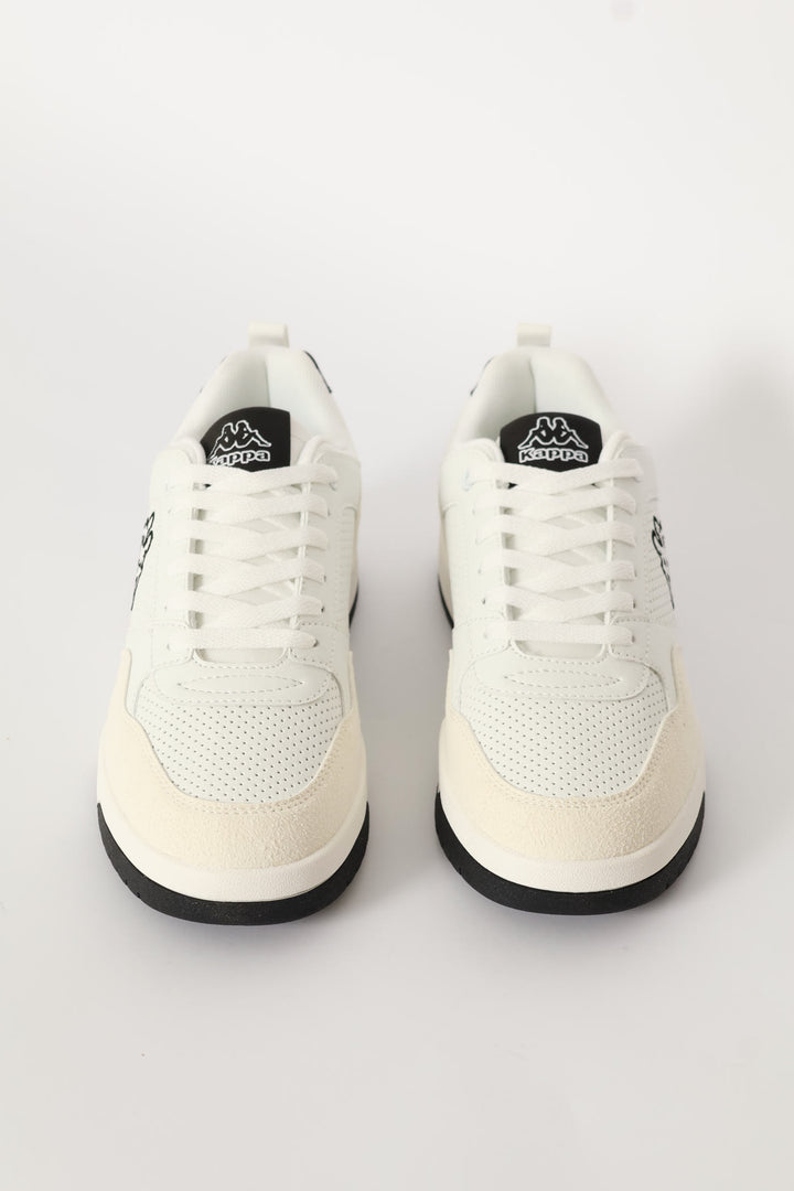 Logo Manis Court Sneaker - White