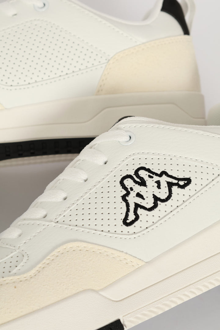Logo Manis Court Sneaker - White