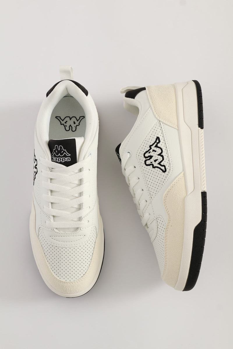 Logo Manis Court Sneaker - White