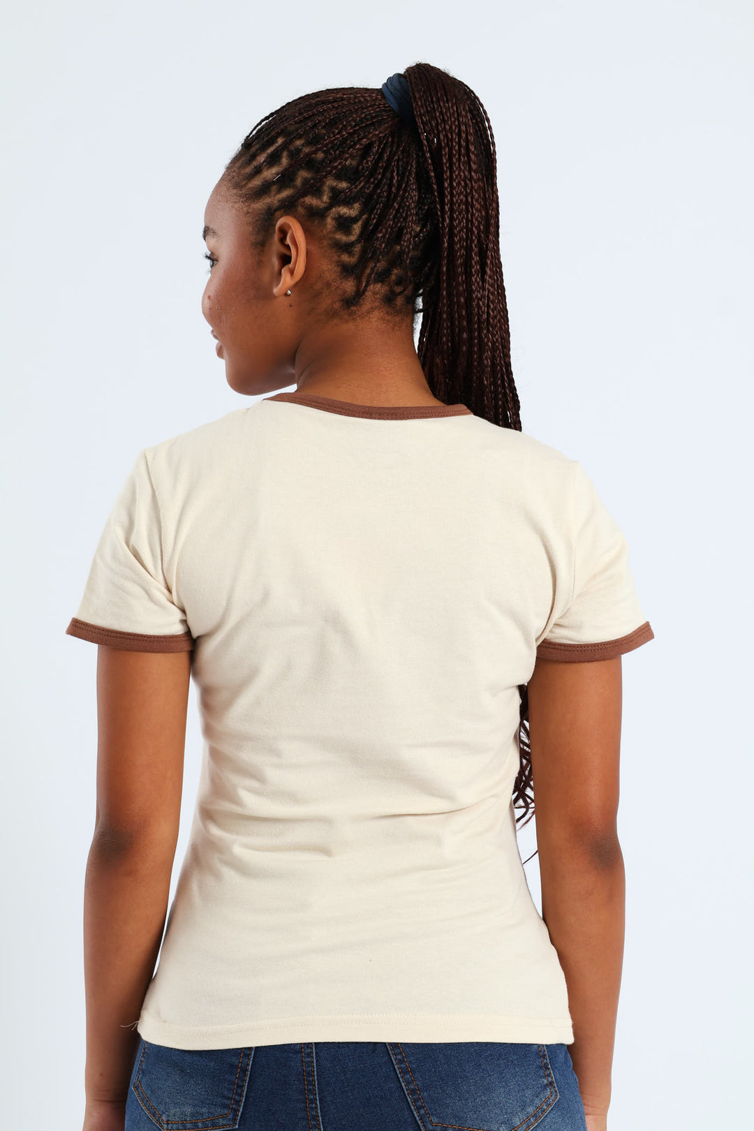 Girls Paris Studio Tee - Stone