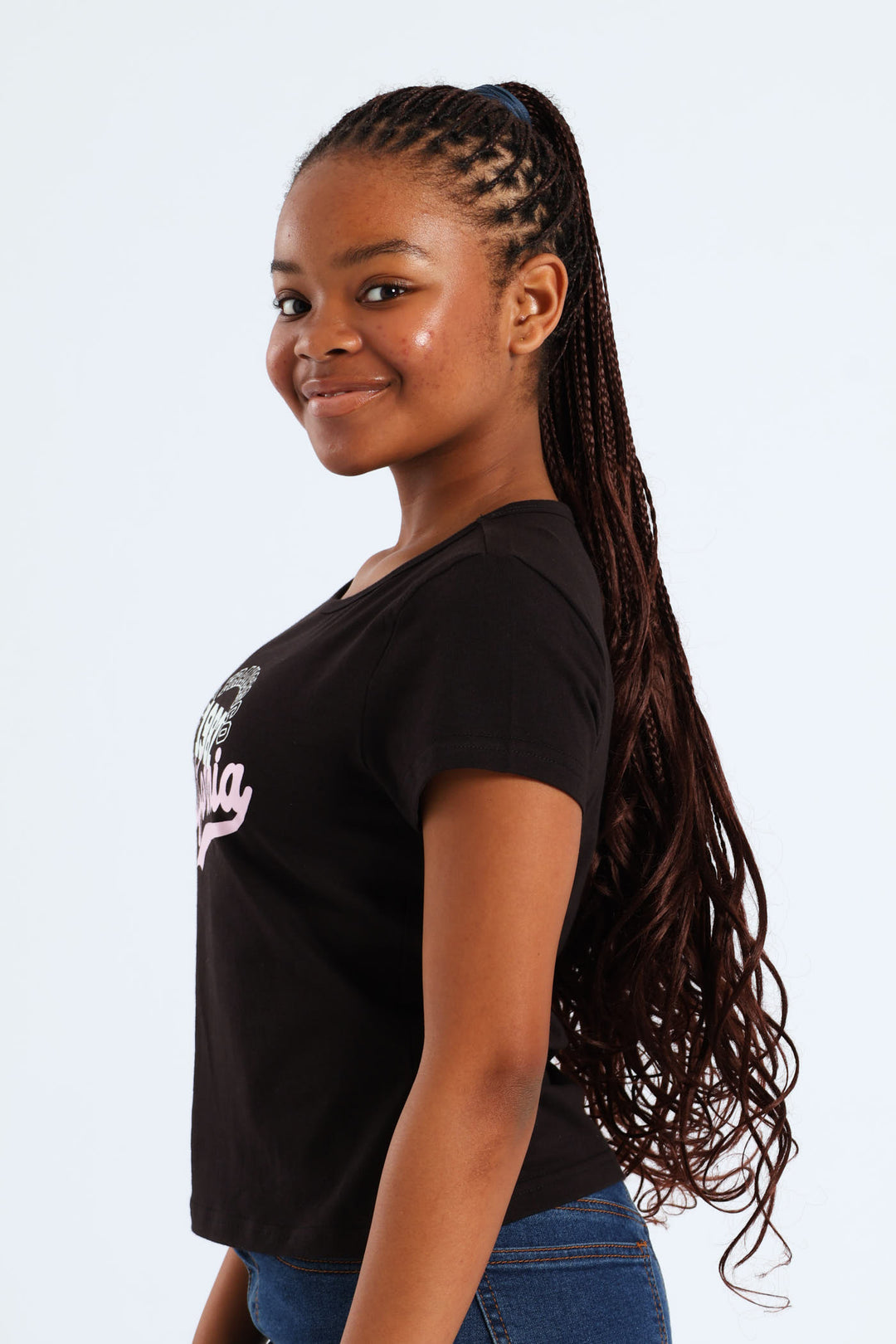 Girls California Tee - Black