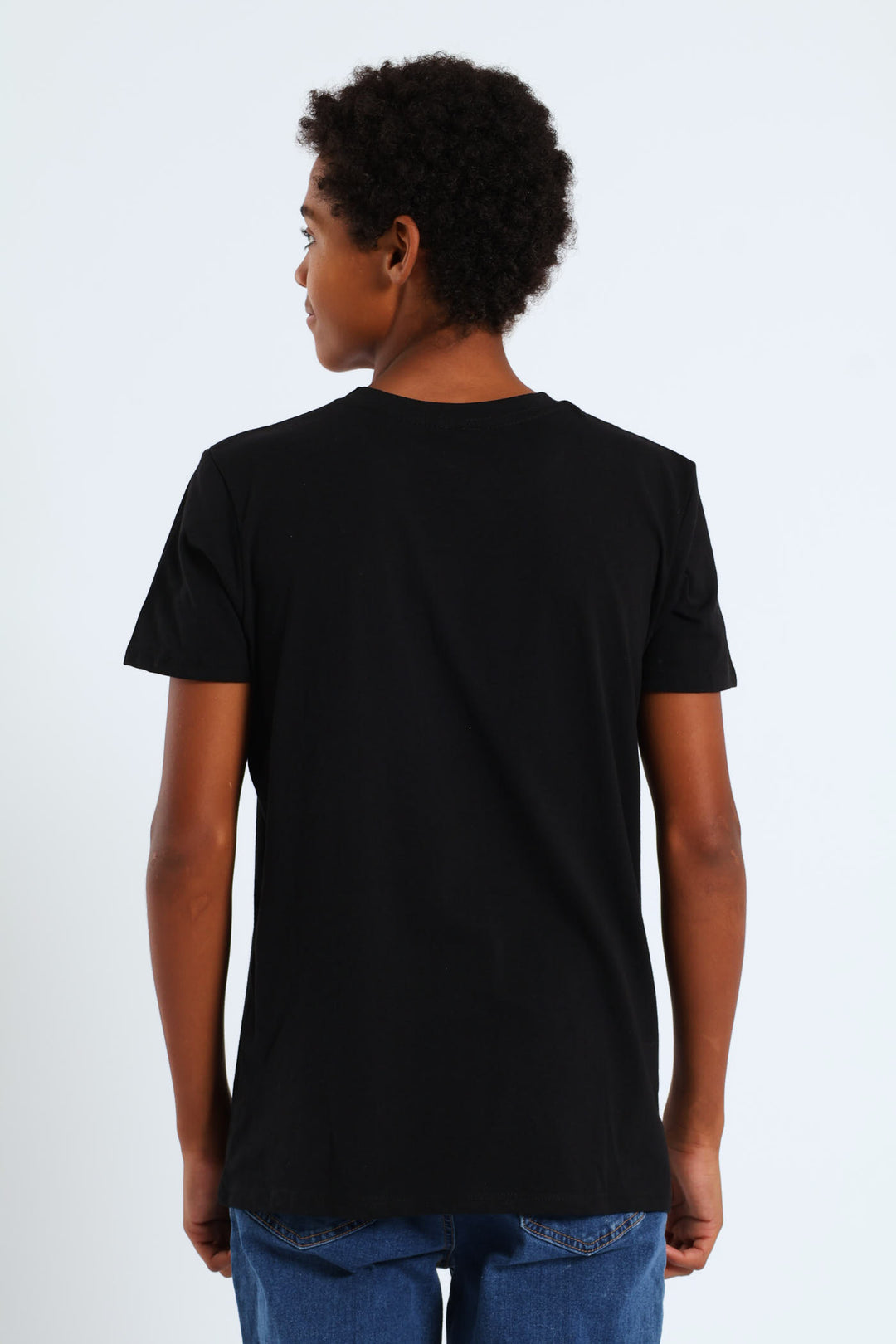 Boys Future Is Now Print Tee - Black