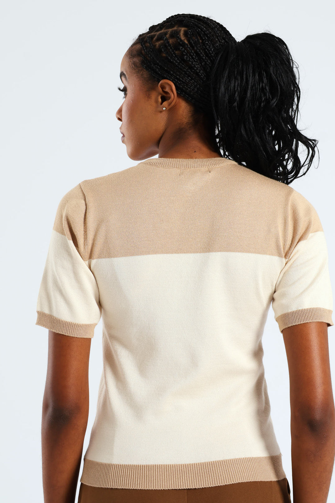 Monochrome Pullover - Latte