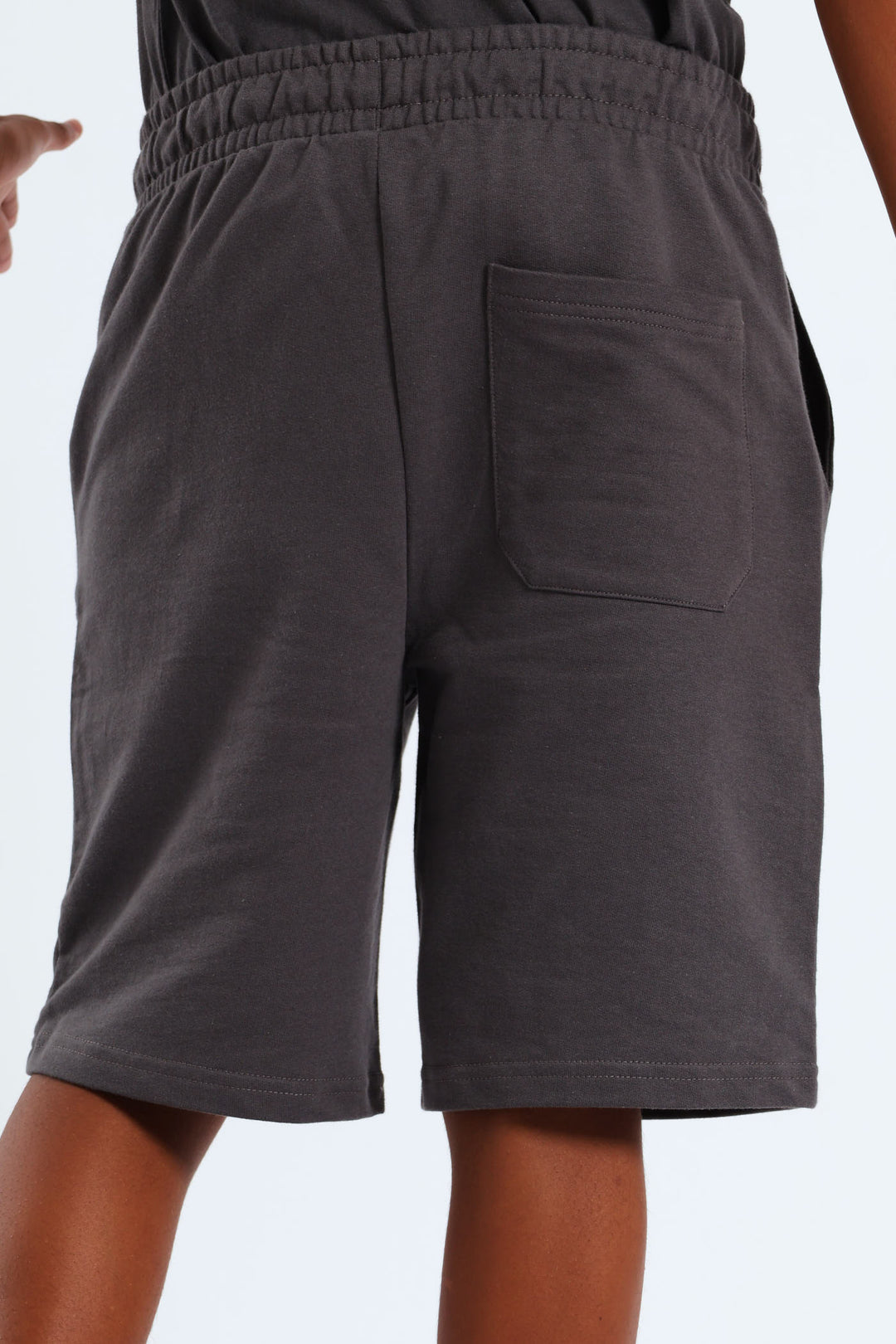 Boys Mr Beast Flash Eyes Short - Charcoal